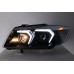 BMW E90 05-12 Black Projector Headlamp w Crystal Bar V3 ( G20 LCI Style )